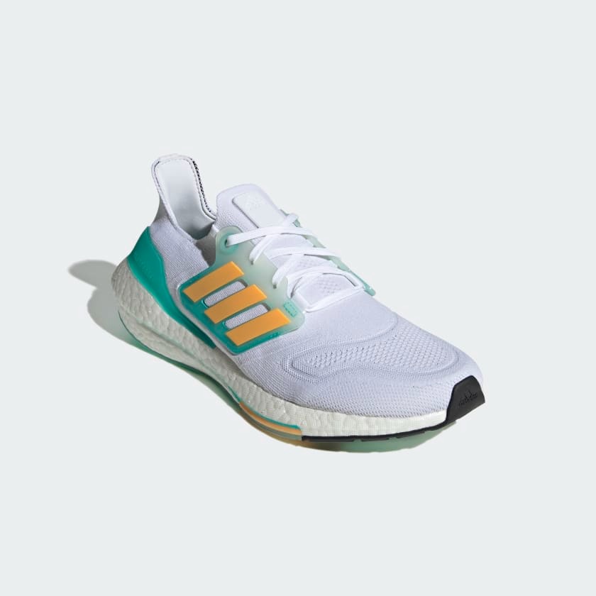 Giày Adidas Ultraboost 22 Nam Trắng Xanh Vàng