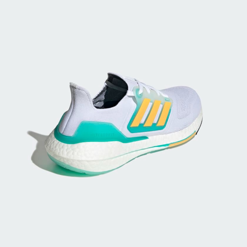 Giày Adidas Ultraboost 22 Nam Trắng Xanh Vàng