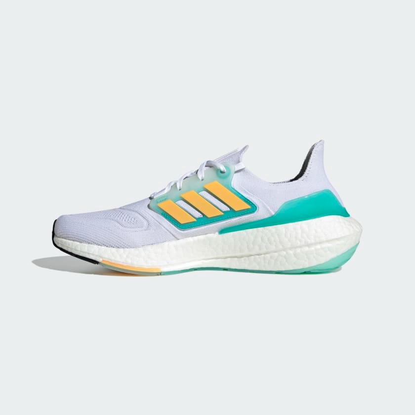 Giày Adidas Ultraboost 22 Nam Trắng Xanh Vàng