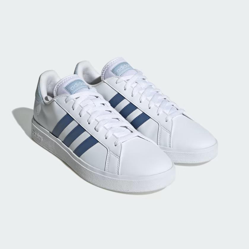 Giày Adidas Grand Court Td Lifestyle Court Casual Nam Trắng Xanh