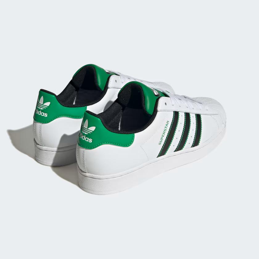 Giày Adidas Superstar Nam Trắng Xanh