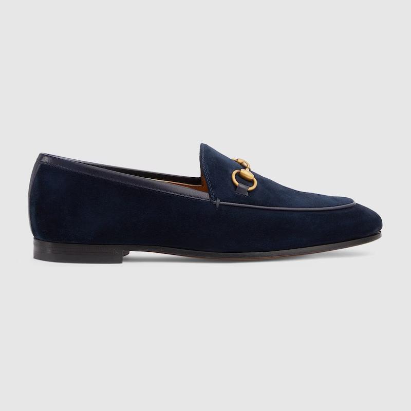 Giày Gucci Jordaan Loafer Nữ Xanh Đen