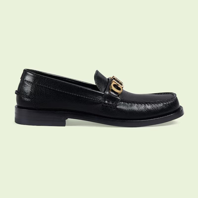 Giày Gucci Leather Loafer Nữ Đen