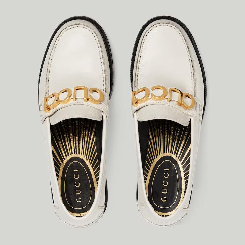 Giày Gucci Loafer Nữ Trắng