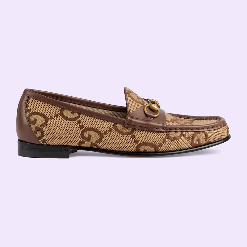 Giày Gucci Maxi Gg Loafer Nữ Nâu