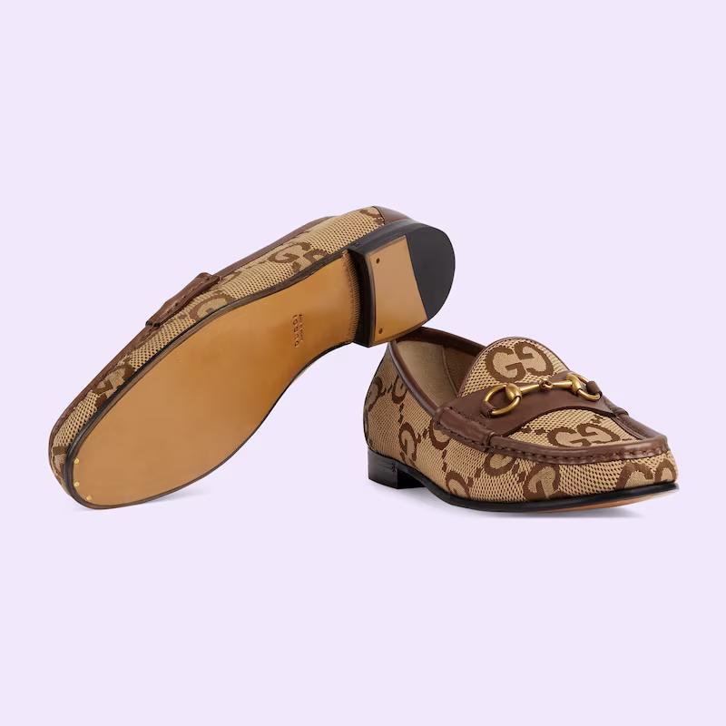 Giày Gucci Maxi Gg Loafer Nữ Nâu