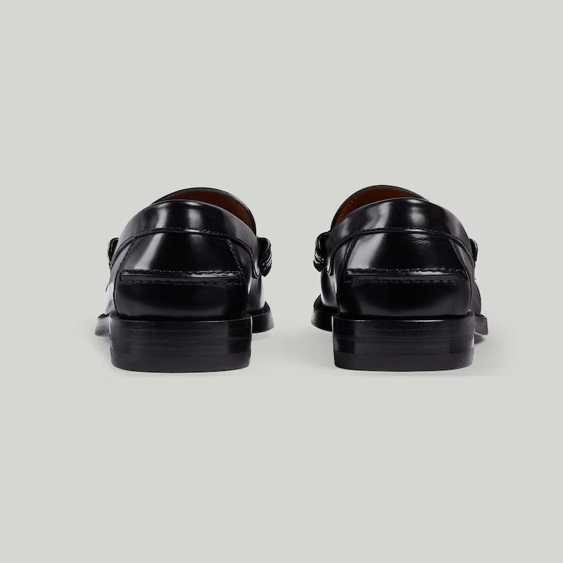 Giày Gucci Interlocking G Loafer Nữ Đen