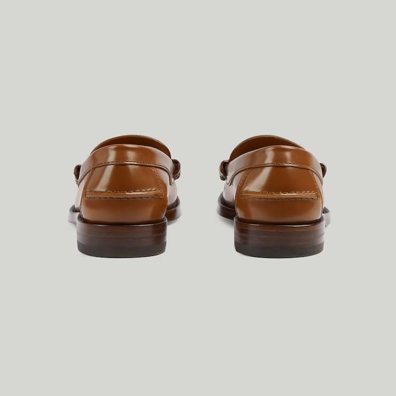 Giày Gucci Interlocking G Loafer Nữ Nâu