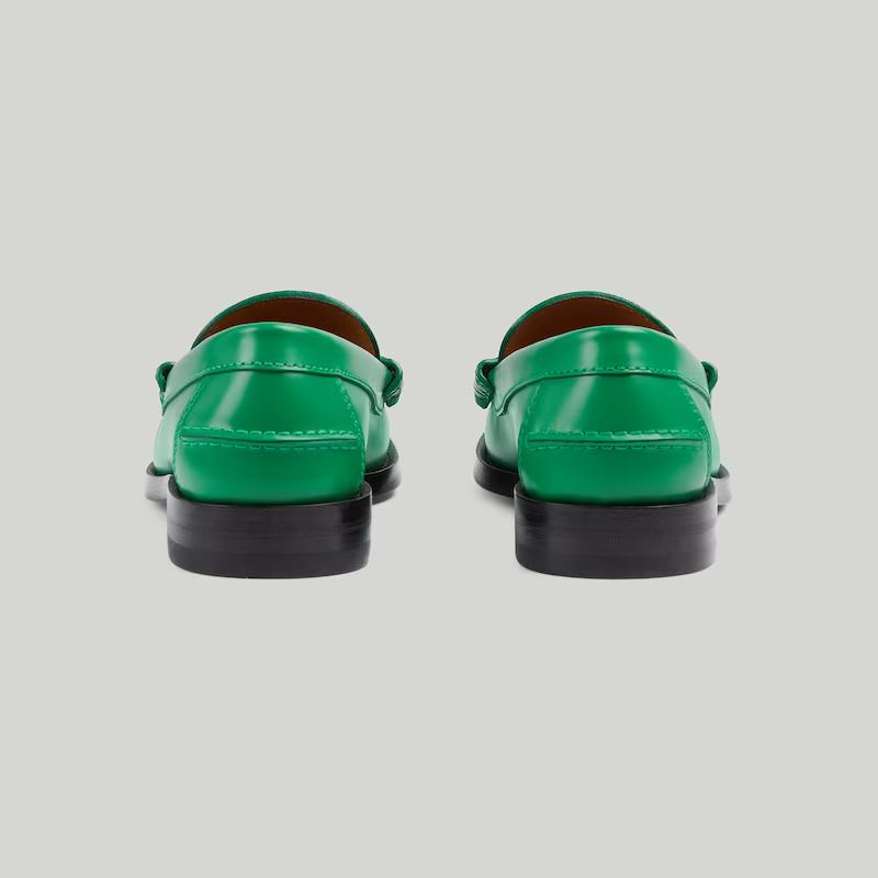 Giày Gucci Interlocking G Loafer Nữ Xanh