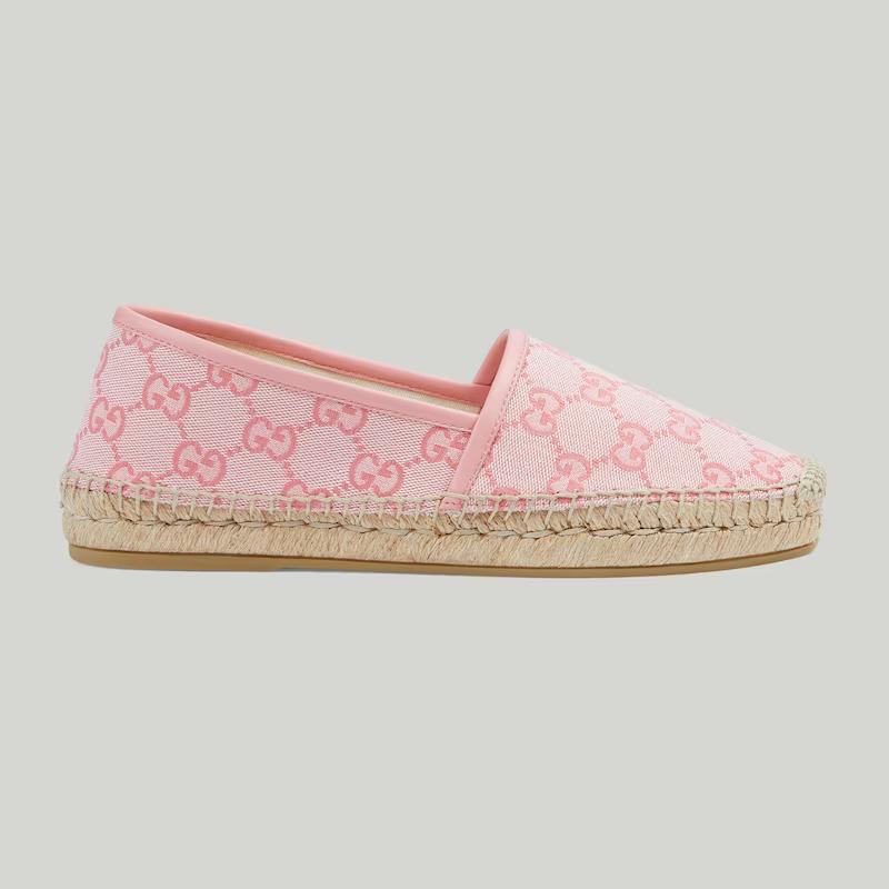 Giày Gucci Gg Espadrille Nữ Hồng Be