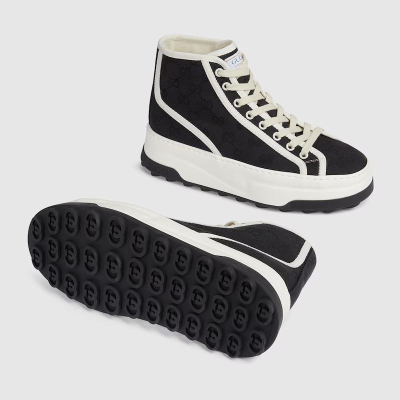 Giày Gucci Gg Sneaker Cao Cổ Nữ Đen