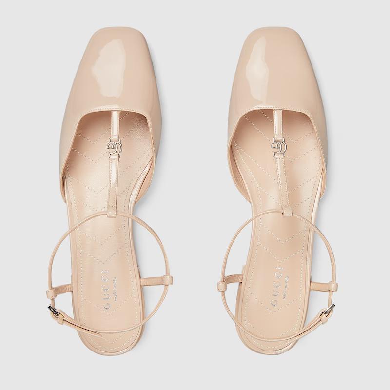 Giày Gucci Dounle G Ballet Flat Nữ Be