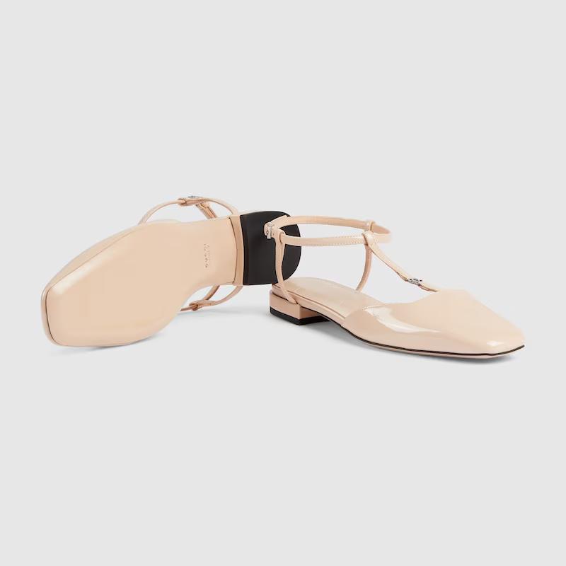 Giày Gucci Dounle G Ballet Flat Nữ Be