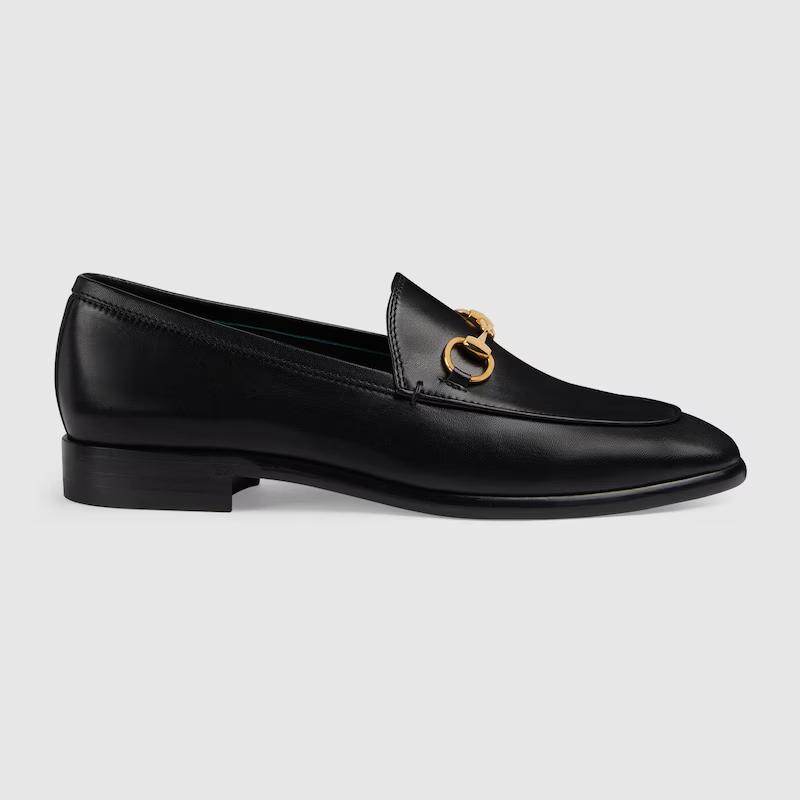 Giày Gucci Jordaan Loafer Nữ Đen