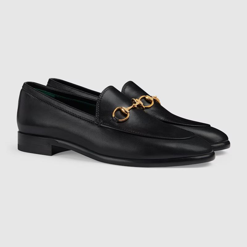 Giày Gucci Jordaan Loafer Nữ Đen