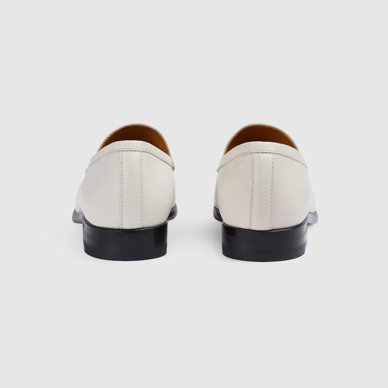 Giày Gucci Jordaan Loafer Nữ Trắng