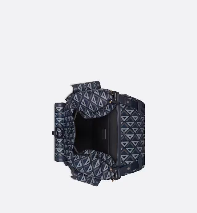 Túi Dior Hit The Road Backpack Navy Blue CD Diamond Canvas