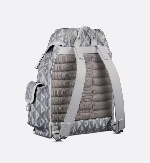 Túi Dior Hit The Road Backpack Dior Gray CD Diamond Canvas