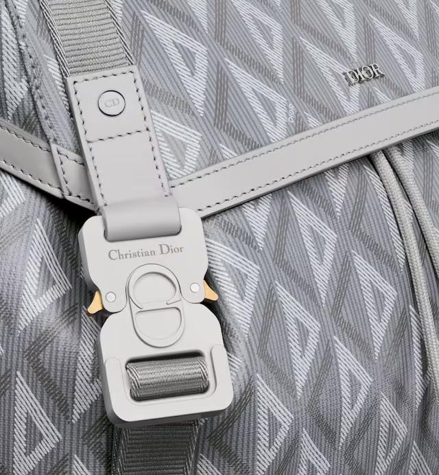 Túi Dior Hit The Road Backpack Dior Gray CD Diamond Canvas