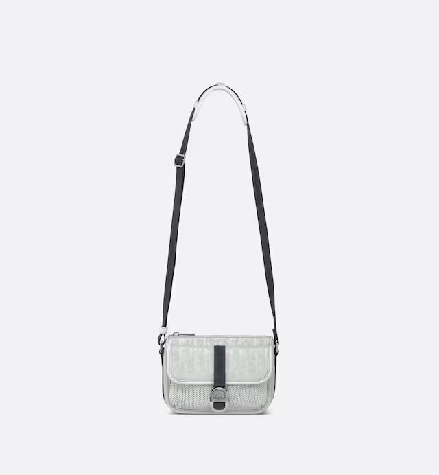 Túi Dior 8 Dior And Parley Mini Bag With Strap Ice Parley Ocean Plastic Dior Oblique Mirage Nylon