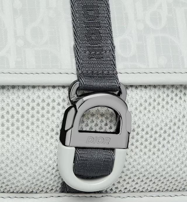 Túi Dior 8 Dior And Parley Mini Bag With Strap Ice Parley Ocean Plastic Dior Oblique Mirage Nylon