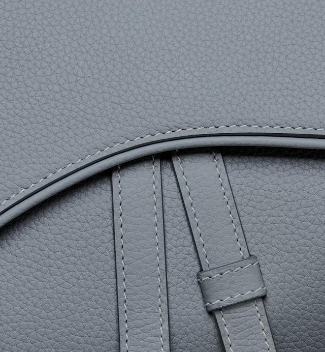 Túi Dior Saddle Bag Dior Gray Grained Calfskin