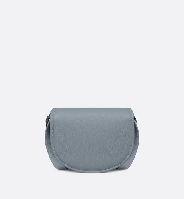 Túi Dior Mini Gallop Bag With Strap Dior Gray Grained Calfskin