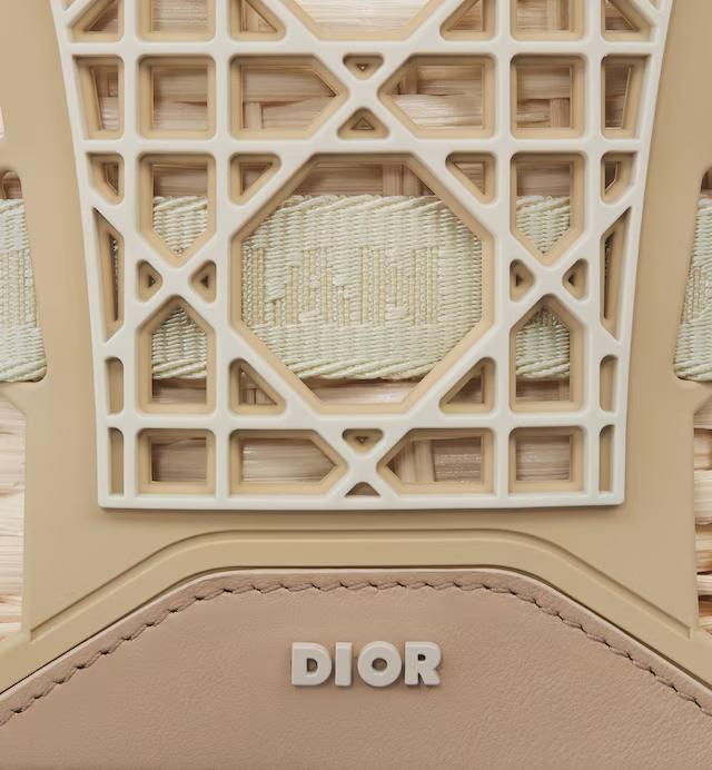 Túi Dior Sahara Basket Bag With Strap Papyrus Banana Leaf and Bamboo with Beige Rubber