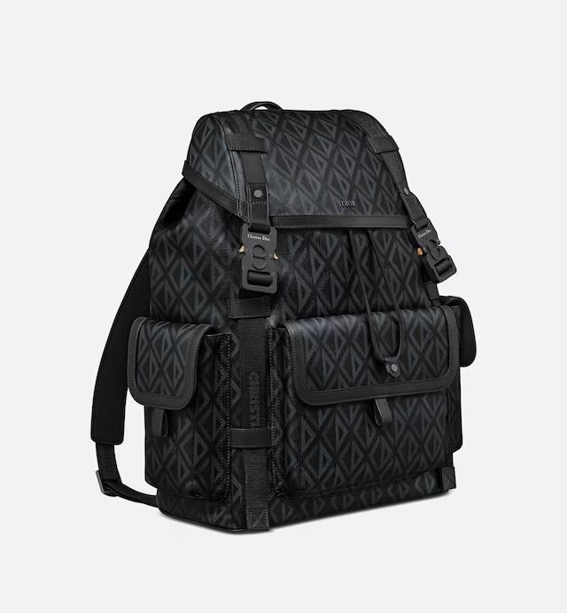 Túi Dior Hit The Road Backpack Black CD Diamond Canvas