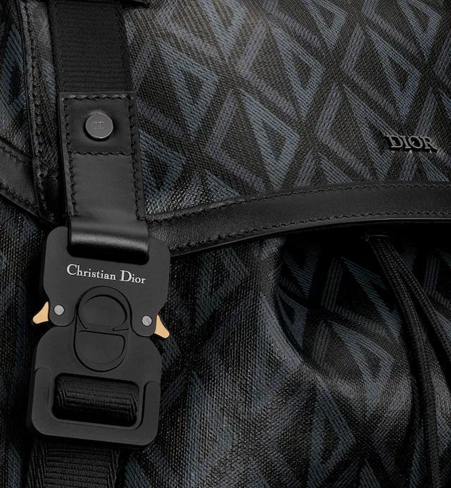 Túi Dior Hit The Road Backpack Black CD Diamond Canvas