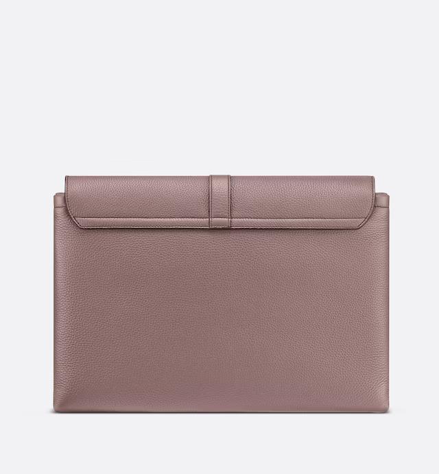 Túi Dior Pillow Bag With Strap Plum Grained Calfskin