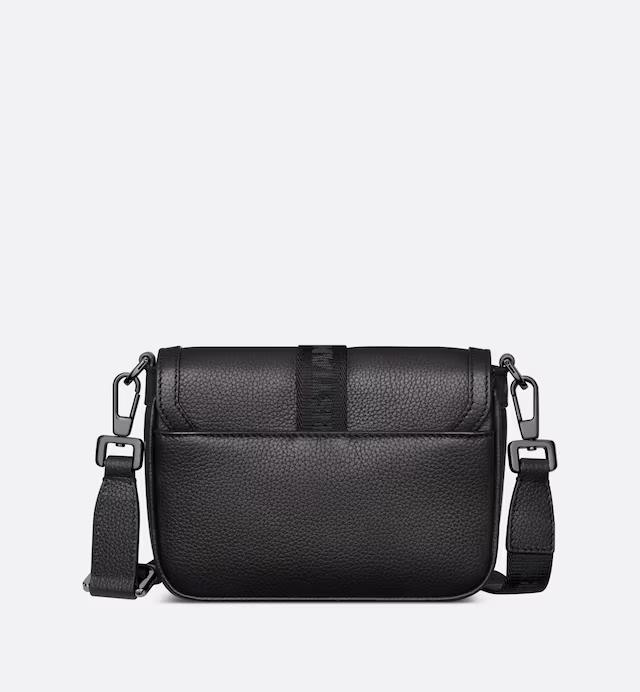 Túi Dior Mini Dior Hit The Road Bag Black Grained Calfskin