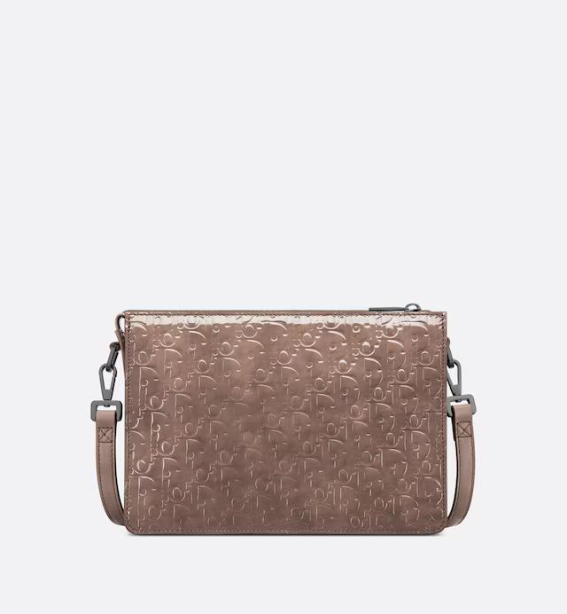 Túi Dior Boxy Bag With Strap Plum Dior Oblique Gravity Leather