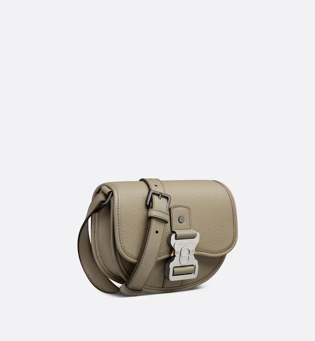 Túi Dior Mini Gallop Bag With Strap Beige Grained Calfskin