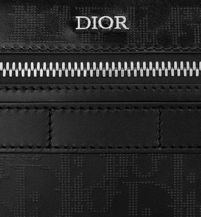 Túi Dior Safari Messenger Bag Black Dior Oblique Galaxy Leather