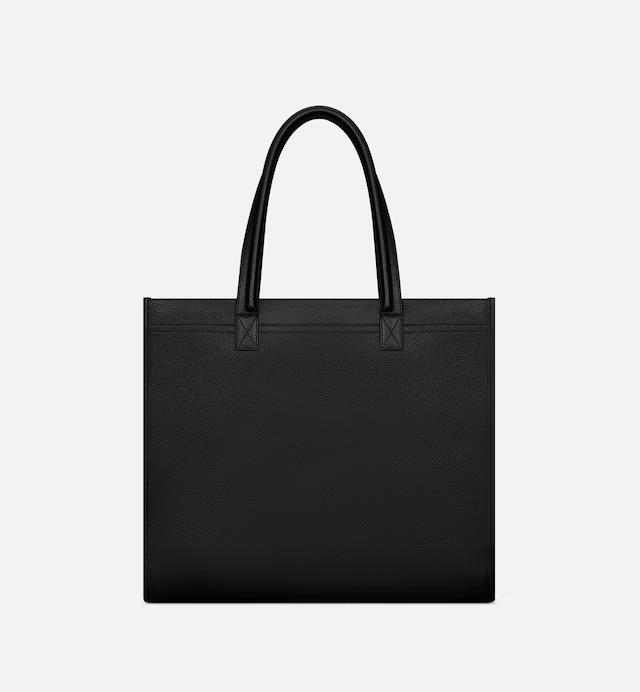 Túi Dior Safari Tote Bag Black Grained Calfskin