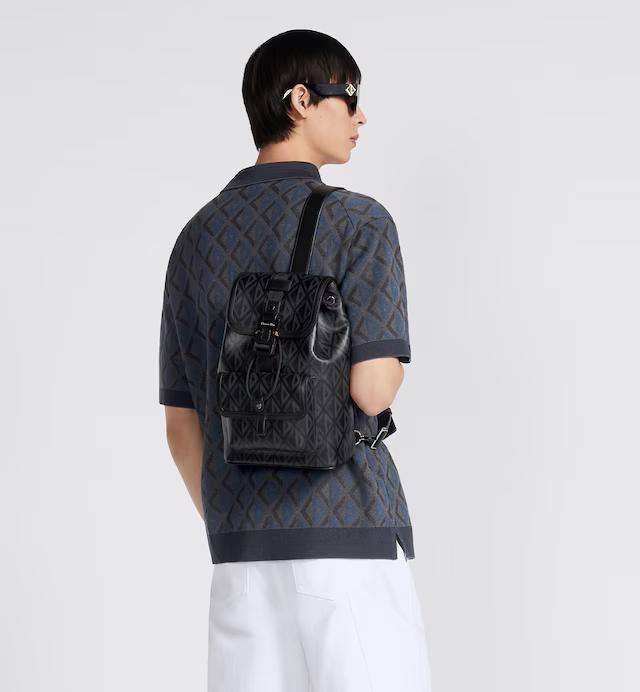 Túi Dior Hit The Road Sling Bag Black CD Diamond Canvas