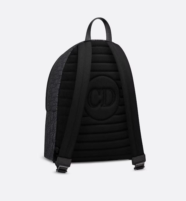 Túi Dior Rider Backpack Black Dior Oblique Jacquard