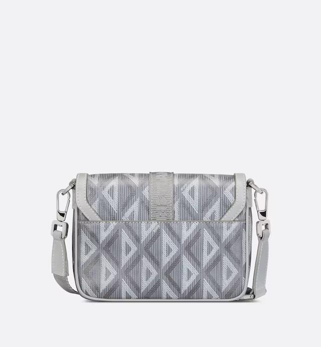 Túi Dior Mini Dior Hit The Road Bag Dior Gray CD Diamond Canvas