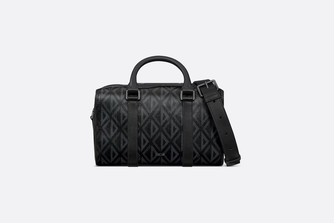 Túi Dior Lingot 26 Bag Black CD Diamond Canvas