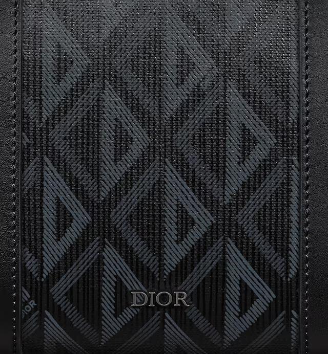 Túi Dior Lingot 26 Bag Black CD Diamond Canvas