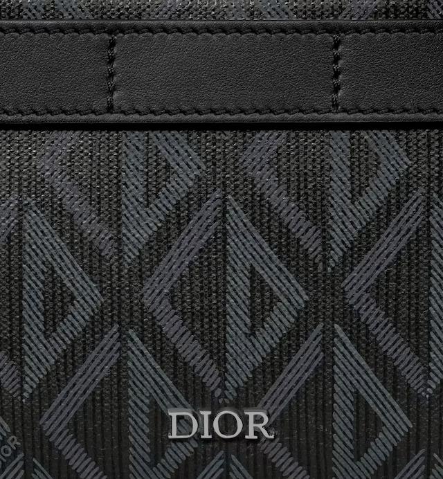 Túi Dior Safari Bag With Strap Black CD Diamond Canvas