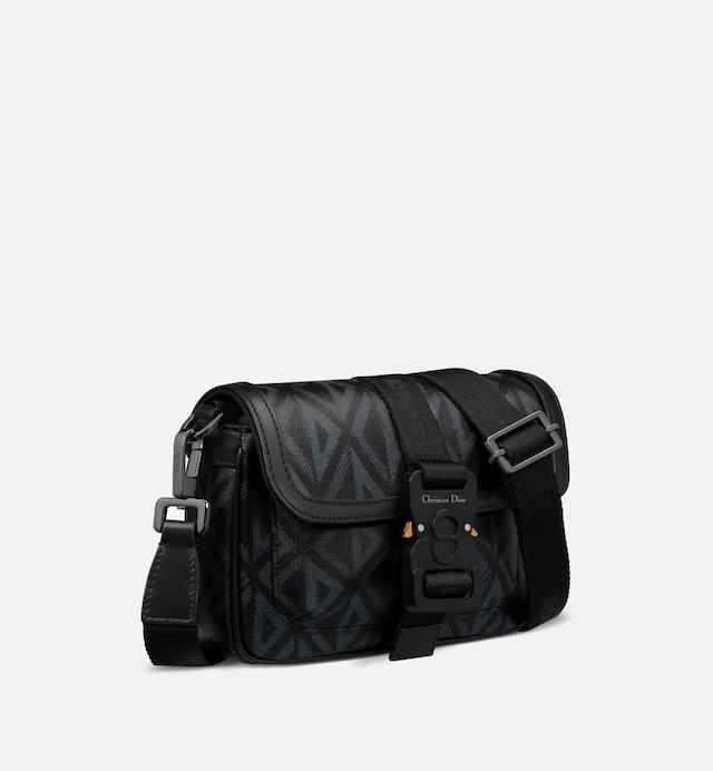 Túi Dior Mini Dior Hit The Road Bag Black CD Diamond Canvas