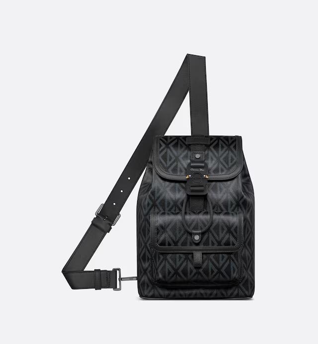 Túi Dior Hit The Road Sling Bag Black CD Diamond Canvas