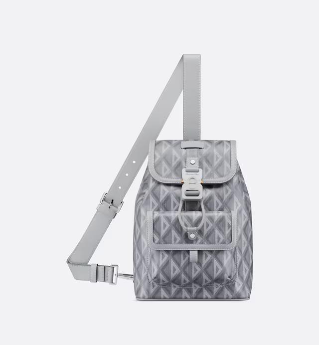 Túi Dior Hit The Road Sling Bag Dior Gray CD Diamond Canvas