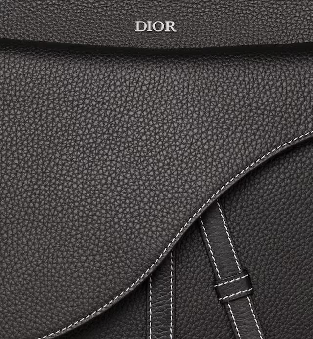 Túi Dior Saddle Soft Bag Black Grained Calfskin