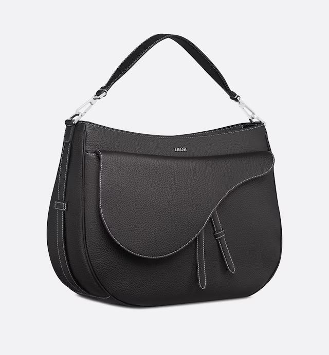 Túi Dior Saddle Soft Bag Black Grained Calfskin