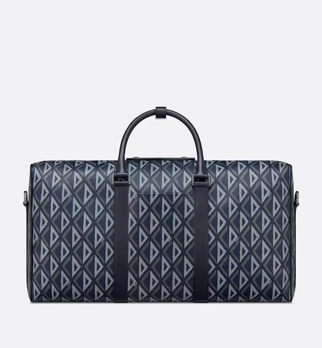 Túi Dior Lingot 50 Bag Navy Blue CD Diamond Canvas