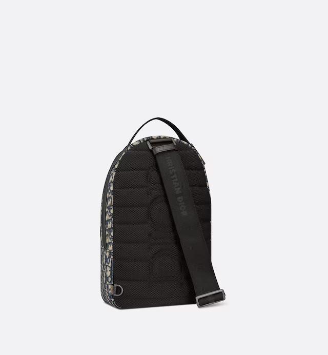 Túi Dior Mini Rider Sling Bag Beige and Black Dior Oblique Jacquard