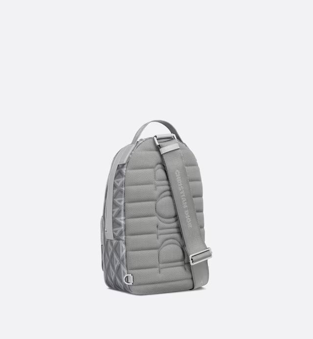 Túi Dior Mini Rider Sling Bag Dior Gray CD Diamond Canvas